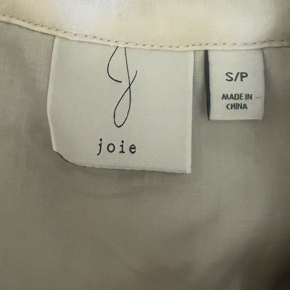 Joie Women’s Plaid Shacket Coat - Pink, Brown, and Cream, Size Small - Picture 5 of 6